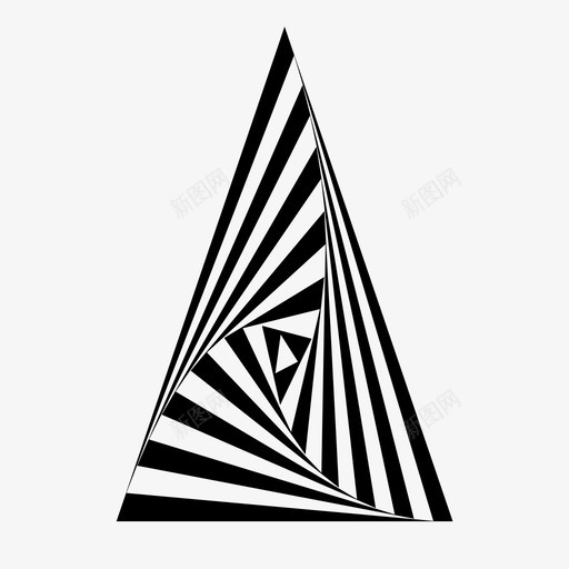 图案重复形状图标svg_新图网 https://ixintu.com 三角形 三角形图案 图案 形状 螺旋形 重复