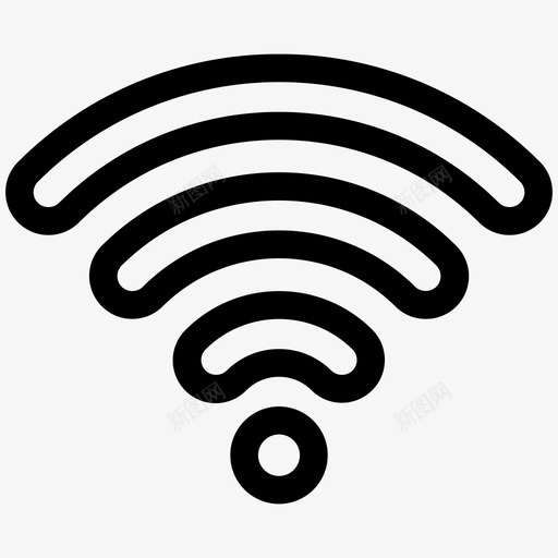 wifi网络wifi通信线路vol3图标svg_新图网 https://ixintu.com vol3 wifi网络 wifi通信线路