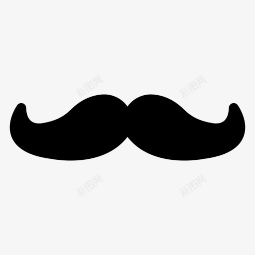 胡子庆祝时尚图标svg_新图网 https://ixintu.com 庆祝 时尚 派对庆祝字形图标 男人 胡子 风格