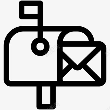 邮箱收件箱通讯线路第6卷图标图标