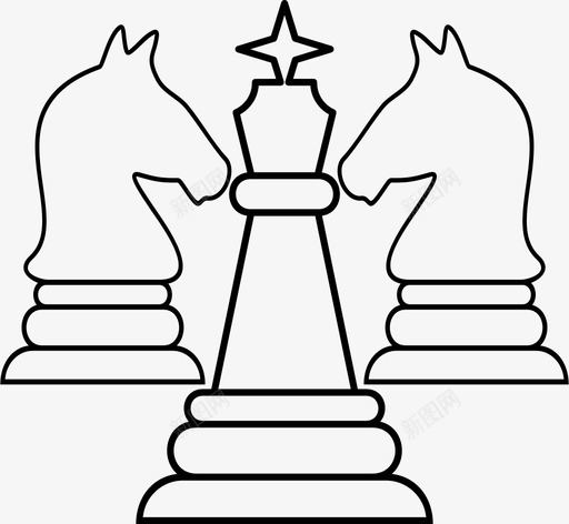 棋子棋类运动图标svg_新图网 https://ixintu.com 棋子 棋类 棋类运动 运动