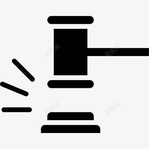 木槌拍卖锤法律图标svg_新图网 https://ixintu.com 天平 拍卖锤 木槌 木槌拍卖锤 法官 法律