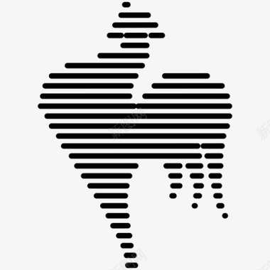 公鸡国家国徽图标图标