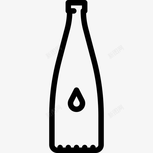 水瓶食品饮料图标svg_新图网 https://ixintu.com 水瓶 食品饮料