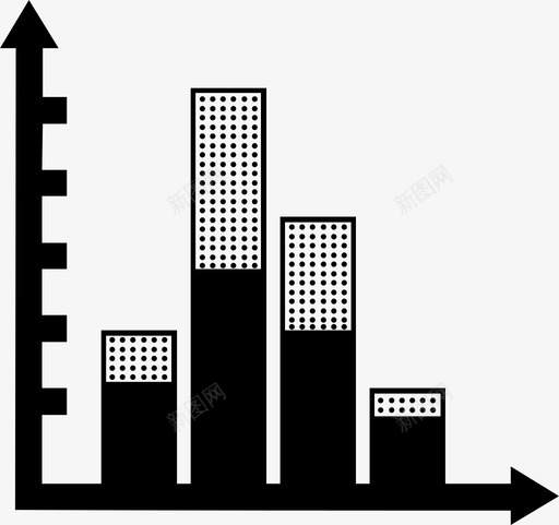 图表增长商业图标svg_新图网 https://ixintu.com 商业 商业和金融 图表 增长