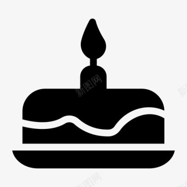生日蛋糕假日图标图标