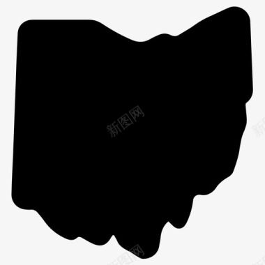 俄亥俄州美国图标图标