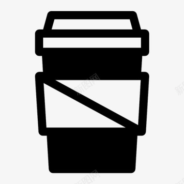 咖啡酒吧咖啡杯图标图标