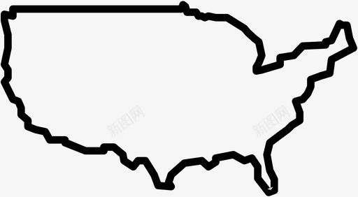 美国首都国家图标图标