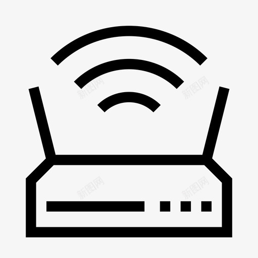 路由器互联网调制解调器图标svg_新图网 https://ixintu.com wifi 互联网 无线 硬件软件 网络 调制解调器 路由器