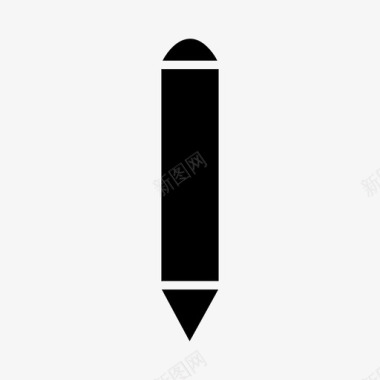 书写工具笔铅笔图标图标
