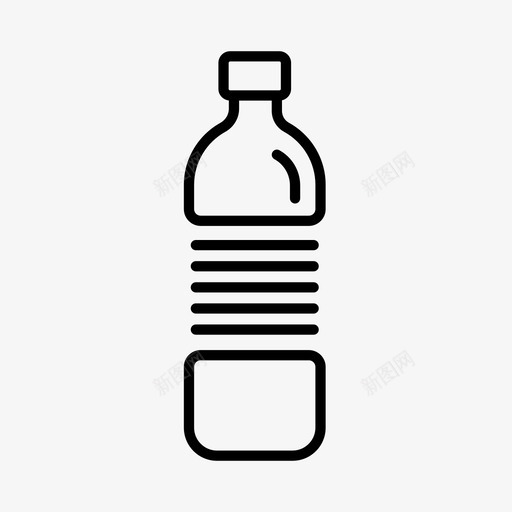水瓶饮料垃圾填埋图标svg_新图网 https://ixintu.com 垃圾填埋 塑料 水瓶 瓶子 饮料