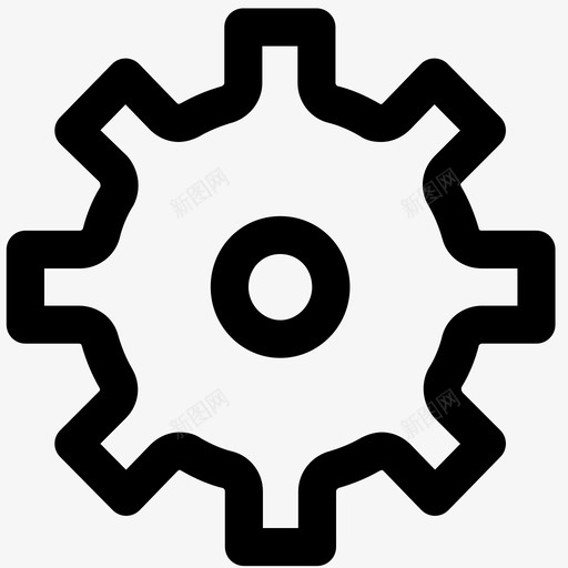 设置齿轮夹具图标svg_新图网 https://ixintu.com 图标集 夹具 安装 更多选项 设置 齿轮