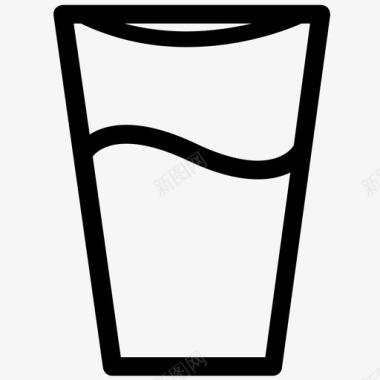 玻璃饮料花式玻璃杯图标图标