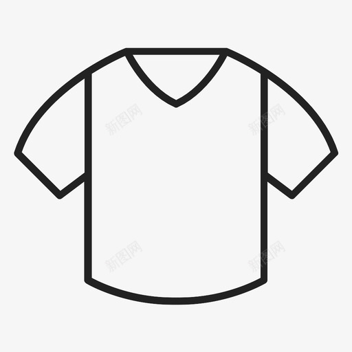 足球服足球运动图标svg_新图网 https://ixintu.com T恤 足球 足球服 运动