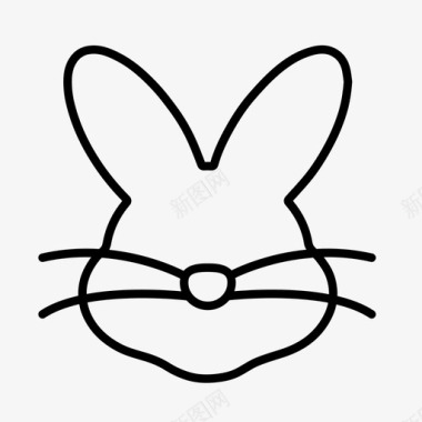 兔子动物魔法图标图标