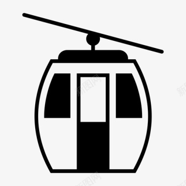 缆车旅游火车图标图标