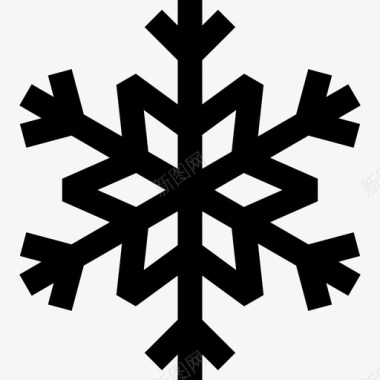 冬季雪花天气网络图形界面图标图标