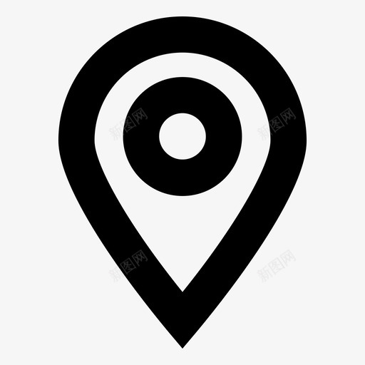 定位销地址目的地图标svg_新图网 https://ixintu.com 地图 地址 定位销 方向 目的地