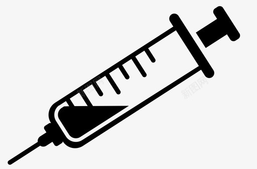 注射器毒瘾药物图标svg_新图网 https://ixintu.com 毒瘾 注射 注射器 疫苗接种 药物