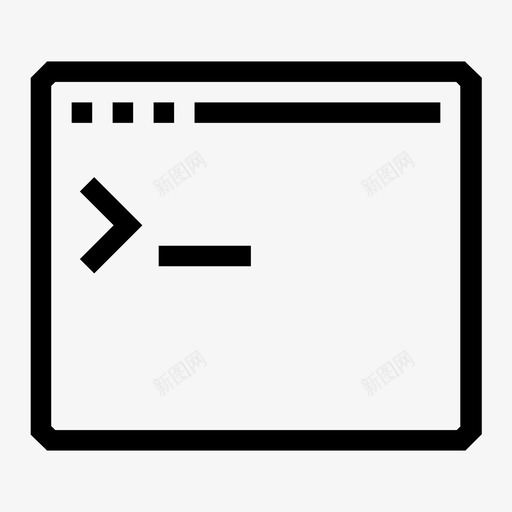控制台代码编码图标svg_新图网 https://ixintu.com 代码 接口 控制台 硬件软件 窗口 终端 编码