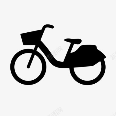 骑自行车跳图标图标