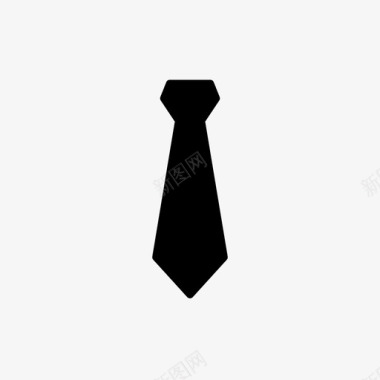 商务金融领带图标图标