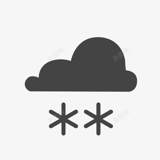 中雪svg_新图网 https://ixintu.com 中雪 Moderate snow