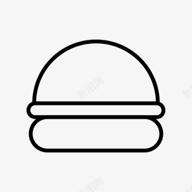 汉堡吃快餐图标图标