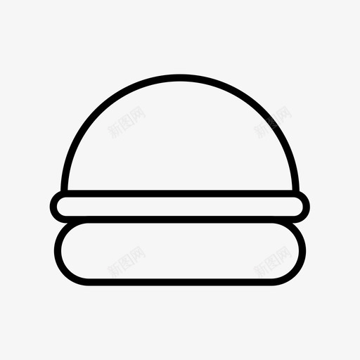 汉堡吃快餐图标svg_新图网 https://ixintu.com 吃 快餐 汉堡 肉 食物2 餐厅