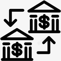 财务内部收益率转账银行业务图标高清图片