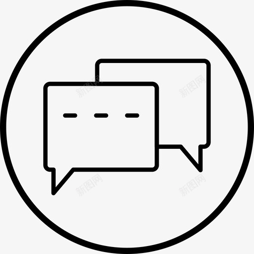 聊天泡泡搜索引擎优化图标svg_新图网 https://ixintu.com 搜索引擎优化 泡泡 聊天
