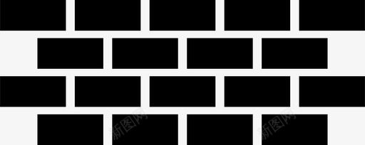 墙建筑砖墙图标svg_新图网 https://ixintu.com 墙 建筑 砖墙
