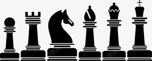 国际象棋体育国际象棋运动图标图标