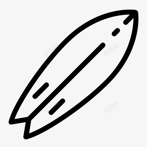 冲浪板海洋运动图标svg_新图网 https://ixintu.com 冲浪板 度假 海洋 运动