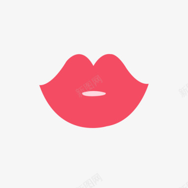 女性嘴唇图标