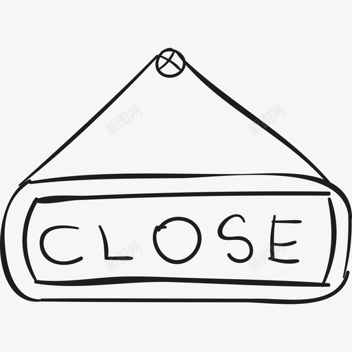 封闭标志标志小酒馆和餐厅图标svg_新图网 https://ixintu.com 封闭标志 小酒馆和餐厅 标志