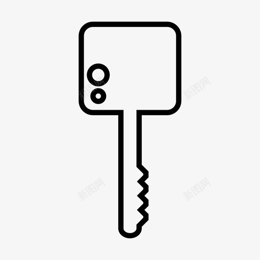 车钥匙点火打开图标svg_新图网 https://ixintu.com 安全 打开 点火 车钥匙