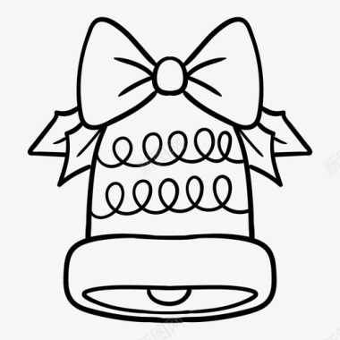 铃铛圣诞铃装饰图标图标