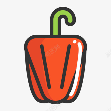 辣椒-Bell Pepper图标
