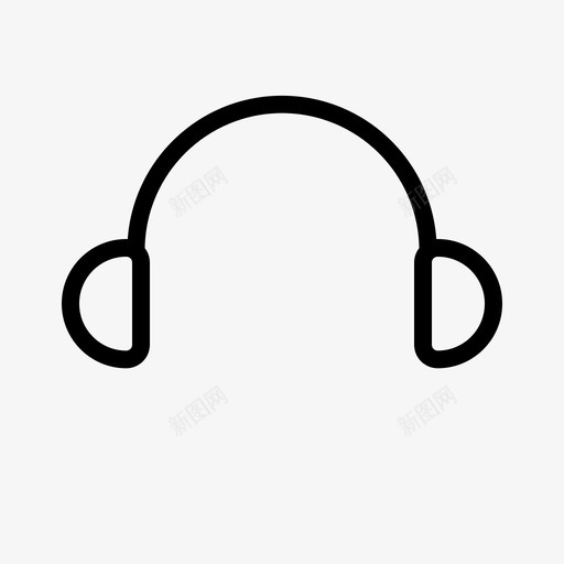 耳机硬件和设备图标svg_新图网 https://ixintu.com 硬件和设备 耳机