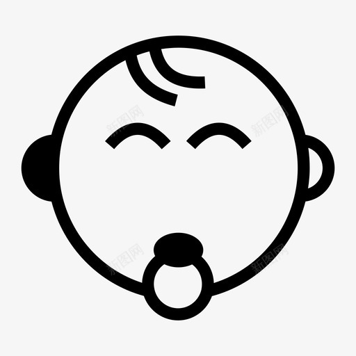 熟睡的睡着的图标svg_新图网 https://ixintu.com 熟睡的 睡着的