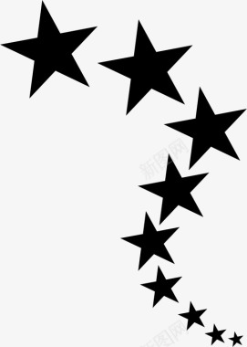 星星光夜图标图标