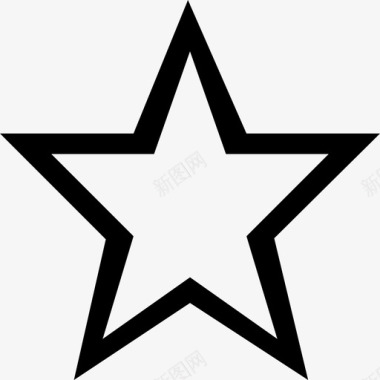 雅都icon-评价五角星图标