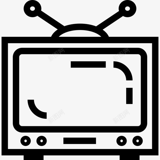 电视液晶电视智能电视图标svg_新图网 https://ixintu.com 智能电视 液晶电视 电视 电视节目