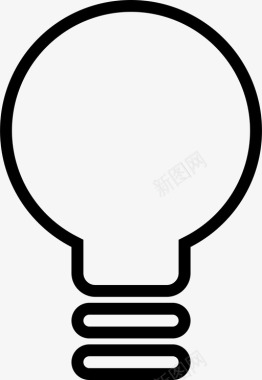 灯泡创意材质标图标图标