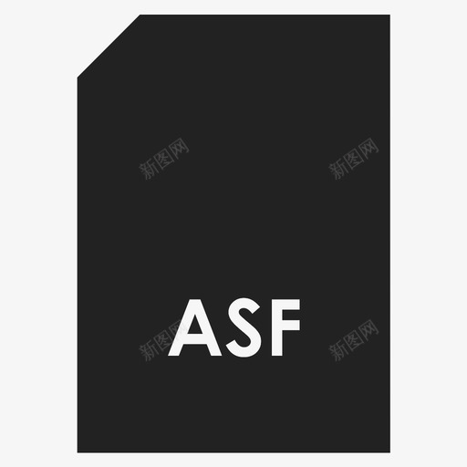 asf文件格式图标svg_新图网 https://ixintu.com asf 文件 格式 视频