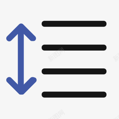 字体行间距图标