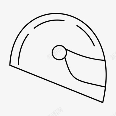 头盔自行车头盔摩托车头盔图标图标