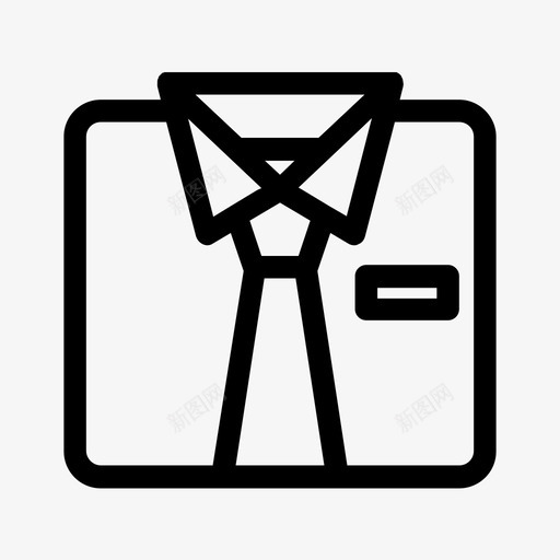 西装商务公司图标svg_新图网 https://ixintu.com 公司 办公室 商务 衬衫 西装